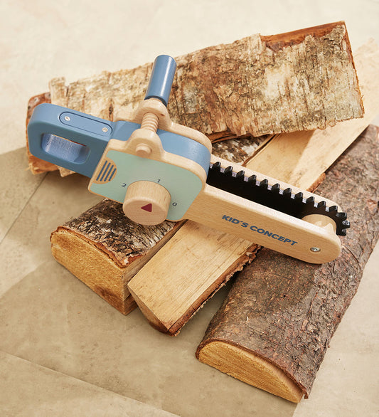 Kids Concept Kettingzaag - Hout - Kinderhub - Kids Concept - OneSize - Gereedschap