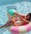 Petites Pommes Strandbal - 45 cm - Otto - Menthe/Violet/Roze - Petites Pommes - OneSize - Strandballen