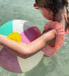 Petites Pommes Strandbal - 45 cm - Otto - Menthe/Violet/Roze - Petites Pommes - OneSize - Strandballen