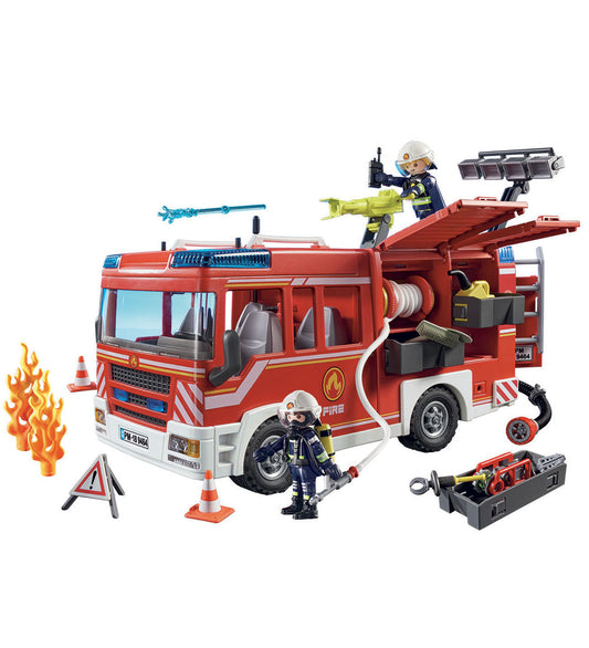 Playmobil City Action - Brandweerwagen - 9464 - 138 Onderdelen - Playmobil - OneSize - Auto´s