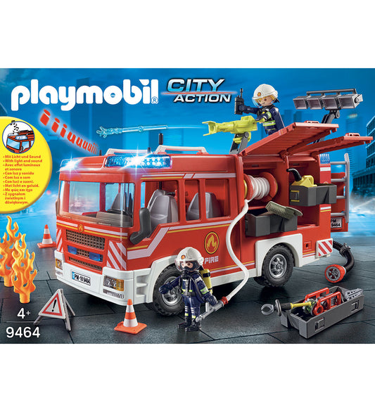 Playmobil City Action - Brandweerwagen - 9464 - 138 Onderdelen - Playmobil - OneSize - Auto´s