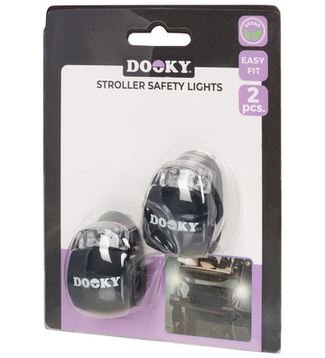 Dooky Zaklampen voor kinderen en Buggy - 2 stuks - Zwart - Dooky - OneSize - Sloten
