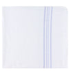 Oopsy Wikkeldoek - 75x75 cm - Wit/Blauw - Oopsy - OneSize - Wikkeldoeken