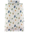 Nørgaard Madsens Beddengoed - Baby - Blauw/Groen m. Grote Dinosa - Nørgaard Madsens - Julinor - Beddengoed - Junior