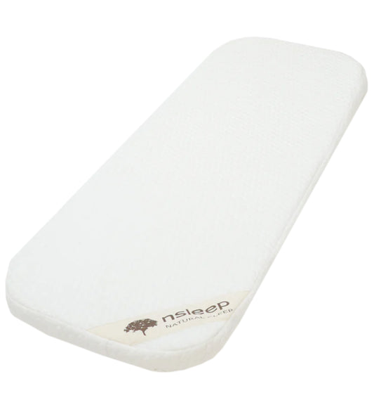 Nsleep Kinderwagenmatras - Natuurlijk latex - 36x96 cm - Wit - Nsleep - OneSize - Matrassen