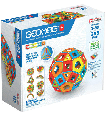 Geomag Magneetset - Supercolor Panels Masterbox - 388 Onderdelen - Geomag - OneSize - Magnetisch speelgoed