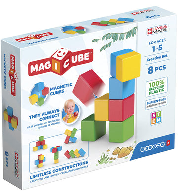 Geomag Magneetset - Magicube Creative Set - 8 Onderdelen - Geomag - OneSize - Magnetisch speelgoed