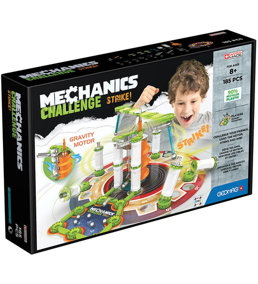 Geomag Magneetset - Mechanica Uitdaging Strike - 185 Onderdelen - Geomag - OneSize - Magnetisch speelgoed