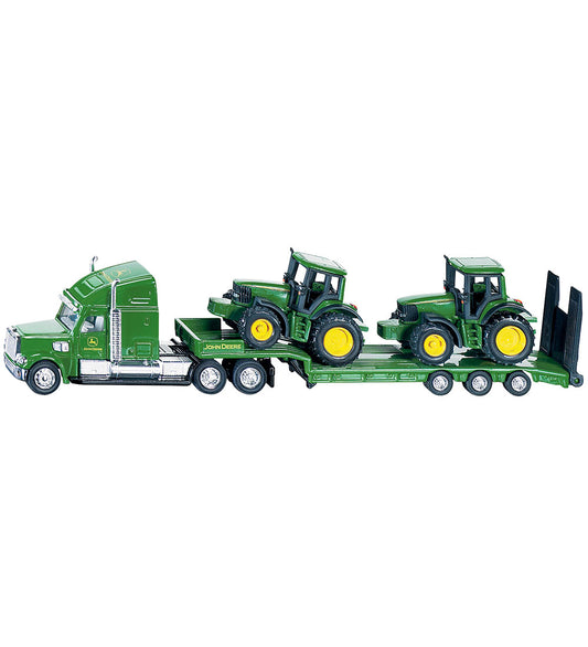 Siku Vrachtwagen m. 2 tractoren - 1:87 - dieplader met John Deer - Siku - OneSize - Tractors