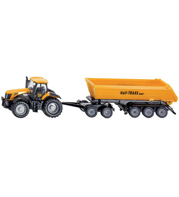 Siku Tractor m. Trailer - 1:87 - Jcb met dolly Eend Kipwagen - Siku - OneSize - Tractors