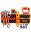Black & Decker Speelgoed - Gereedschapsriem - 11 Onderdelen - Black & Decker - OneSize - Gereedschap