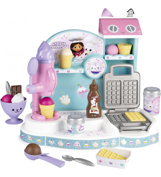 Smoby Speelkeuken - 20 Onderdelen - Gabby's Ice Cream Factory - Smoby - OneSize - Speelkeukens