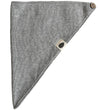 Pine Cone Babyslabbetje - Gebreid - Leo - 36,5x22 cm - Grey Mela - Pine Cone - OneSize - Kwijlsjaaltjes