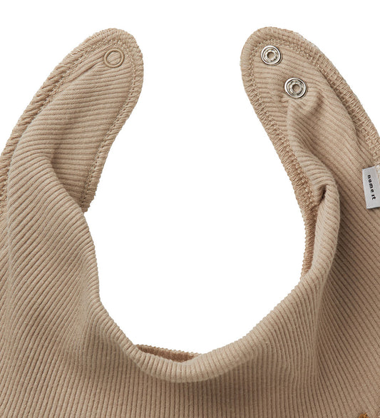 Name It Babyslabbetje - Noos - Rib - NbnYvetti - 3-pack - Dark S - Name It - OneSize - Kwijlsjaaltjes