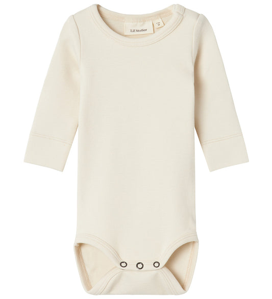 Lil' Atelier Romper l/s - Noos - NbnGayo - Turtledove - Lil Atelier - 1½ jaar (86) - Rompers Lange Mouw