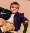BIBS Colour Fopspenen - 2-pack - Maat 2 - Rond - Ivory/Steel Blu - BIBS - 6-18 mnd - Fopspenen