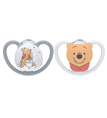 Nuk Fopspenen - Space - 2-pack - Winnie The Pooh - Nuk - 0-6 mnd - Fopspenen