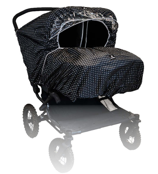 Easygrow Regenhoes Voor Tvlilinge-kinderwagen/-Buggy - Stroke - Easygrow - OneSize - Regenhoezen