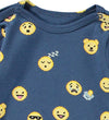 Molo Romper l/s - Foss - Pixel Smiles - Molo - 74 - Rompers Lange Mouw