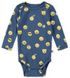 Molo Romper l/s - Foss - Pixel Smiles - Molo - 74 - Rompers Lange Mouw