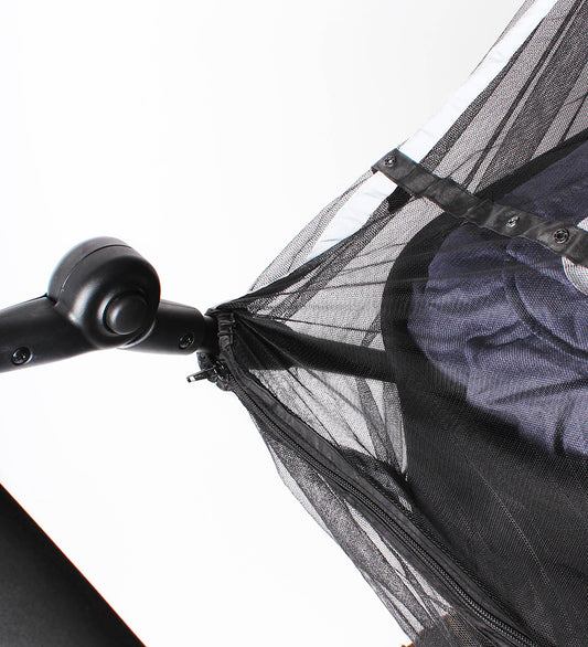 Easygrow Insectennet Voor tweelingen/-Buggy - Zwart - Easygrow - OneSize - Insectennetten
