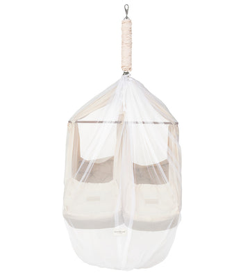Moonboon Insectennet Voor Wieg en Twin Sling Cradle - Wit - Moonboon - OneSize - Insectennetten