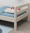 Flexa Eenpersoonsbed - Classic+ - Wit gepigmenteerd - Flexa - OneSize - Bedden