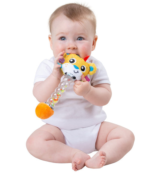 Playgro Rammelaar - Rain Rammelaar - Safari m. Loefening - Playgro - OneSize - Ramelaren