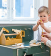 Flexa Gereedschapskist - Hout - Play - 4 Onderdelen - Mustard/Bi - Flexa - OneSize - Gereedschap