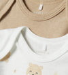 Name It Romper l/s - Noos - NbnBody - 3-pack - Oxford Tan - Name It - 1½ jaar (86) - Rompers Lange Mouw