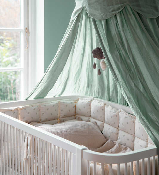 Sebra Bedomrander - Kapok - 360x26 cm - Sophora-bladeren - Beige - Sebra - OneSize - Bedomranders