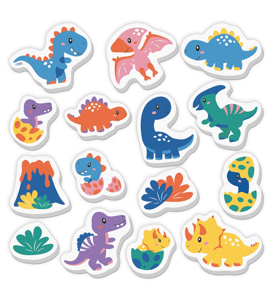 SES Creative Badfiguren in schuim - Dino's - SES Creative - OneSize - Badspeelgoed