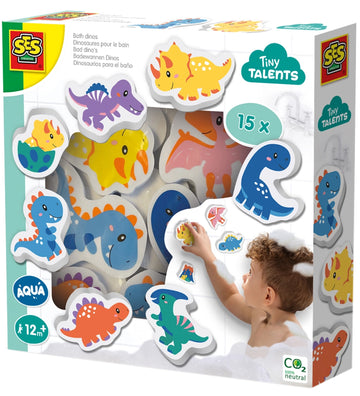 SES Creative Badfiguren in schuim - Dino's - SES Creative - OneSize - Badspeelgoed