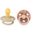 BIBS X Liberty Colour Fopspenen - 2-pack - Maat 2 - Rond - Blush - BIBS - 6-18 mnd - Fopspenen
