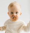 BIBS X Liberty Colour Fopspenen - 2-pack - Maat 2 - Rond - Pumpk - BIBS - 6-18 mnd - Fopspenen