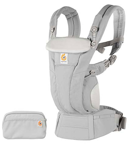Ergobaby Voetenzak - Omni Dream - SoftTouch Katoen - Pearl Grey - Ergobaby - 0-4 jaar (56-104) - Draagzakken