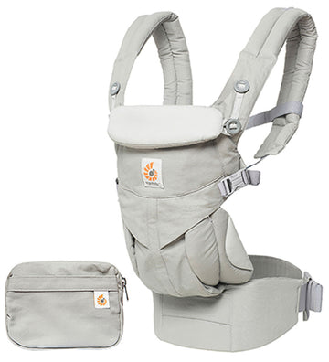 Ergobaby Voetenzak - Omni 360 - Katoen - Pearl Grey - Ergobaby - 0-4 jaar (56-104) - Draagzakken