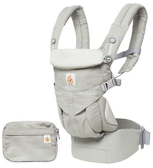 Ergobaby Voetenzak - Omni 360 - Katoen - Pearl Grey - Ergobaby - 0-4 jaar (56-104) - Draagzakken