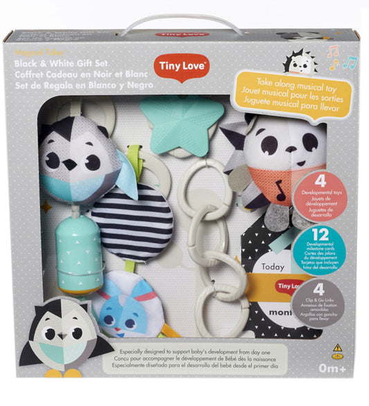 Tiny Love Cadeaubox - Black & White - 20 Onderdelen - Magische v - Tiny Love - OneSize - Activiteitenspeelgoed