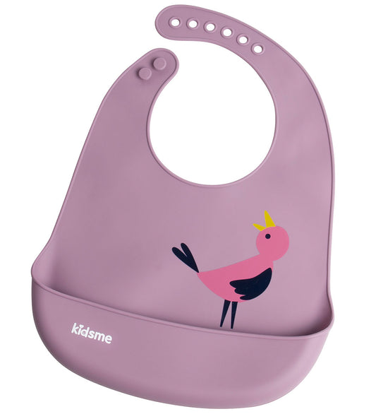 KidsMe Slabbetjes - Easy Clean Bib - Plum - KidsMe - OneSize - Slabbetjes