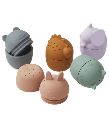 Liewood Badspeelgoed - Gaby - 5-pack - Multi Mix - Liewood - OneSize - Badspeelgoed