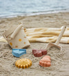 Bloomingville Mini Strandset - Agnes - Silicone - Naturel - Bloomingville - OneSize - Zandspeelgoed