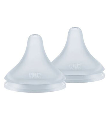 Nuk flessenspeen - 2-pack - Perfecte match - Silicone - Nuk - 3+ mnd - Flessenspenen