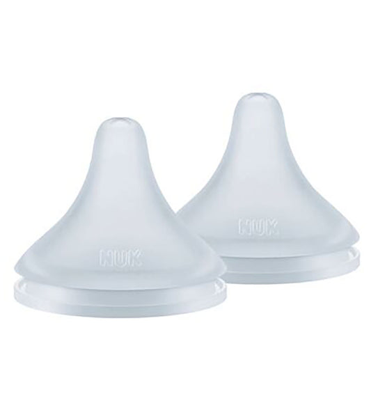 Nuk flessenspeen - 2-pack - Perfecte match - Silicone - Nuk - 3+ mnd - Flessenspenen