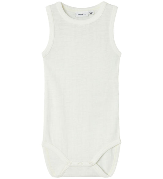 Name It Romper mouwloos - Wol - NbmWang - Snow White - Name It - 56 - Rompers Mouwloos