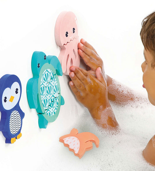 Ludi Badspeelgoed - Schuimdieren voor in bad - Mix & Match - Ludi - OneSize - Badspeelgoed
