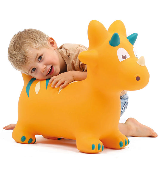 Ludi Zoogdieren - Dino - Oranje - Ludi - OneSize - Motoriek speelgoed