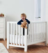 Hoppekids Wieg - Anton - 129x69x81 cm - Wit - Hoppekids - OneSize - Bedden
