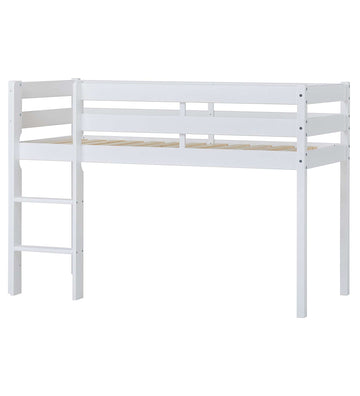 Hoppekids Bed - Halfhoog - ECO Comfort - 166x76x114 cm - Wit - Hoppekids - OneSize - Bedden