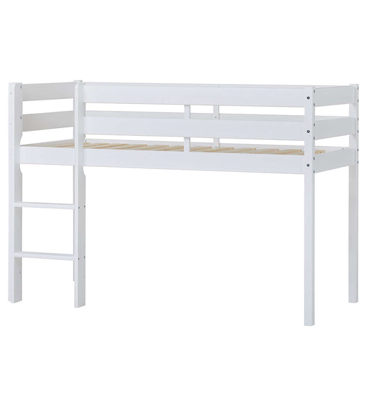Hoppekids Bed - Halfhoog - ECO Comfort - 166x76x114 cm - Wit - Hoppekids - OneSize - Bedden